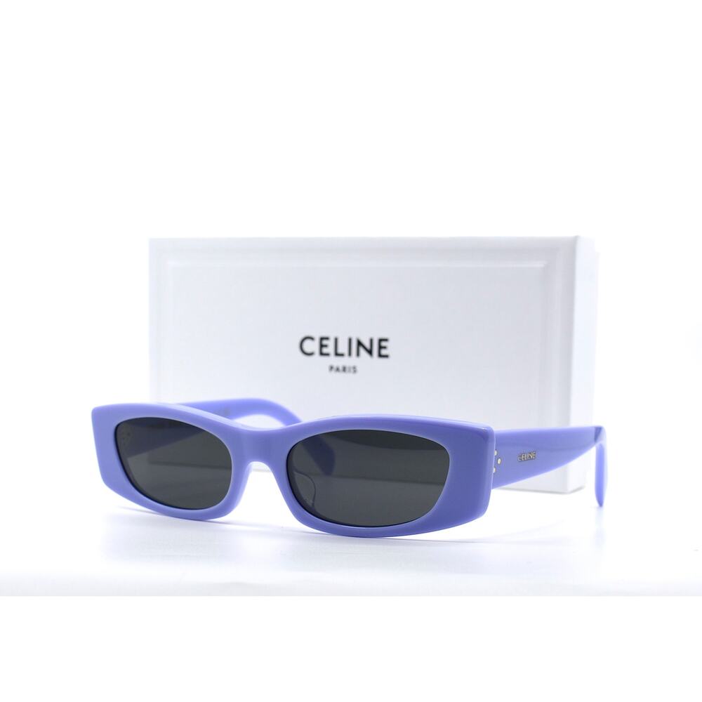 Celine CL40245U 78A Violet Gray Sunglasses New Authentic w/ Case Box Cloth - Picture 6 of 15